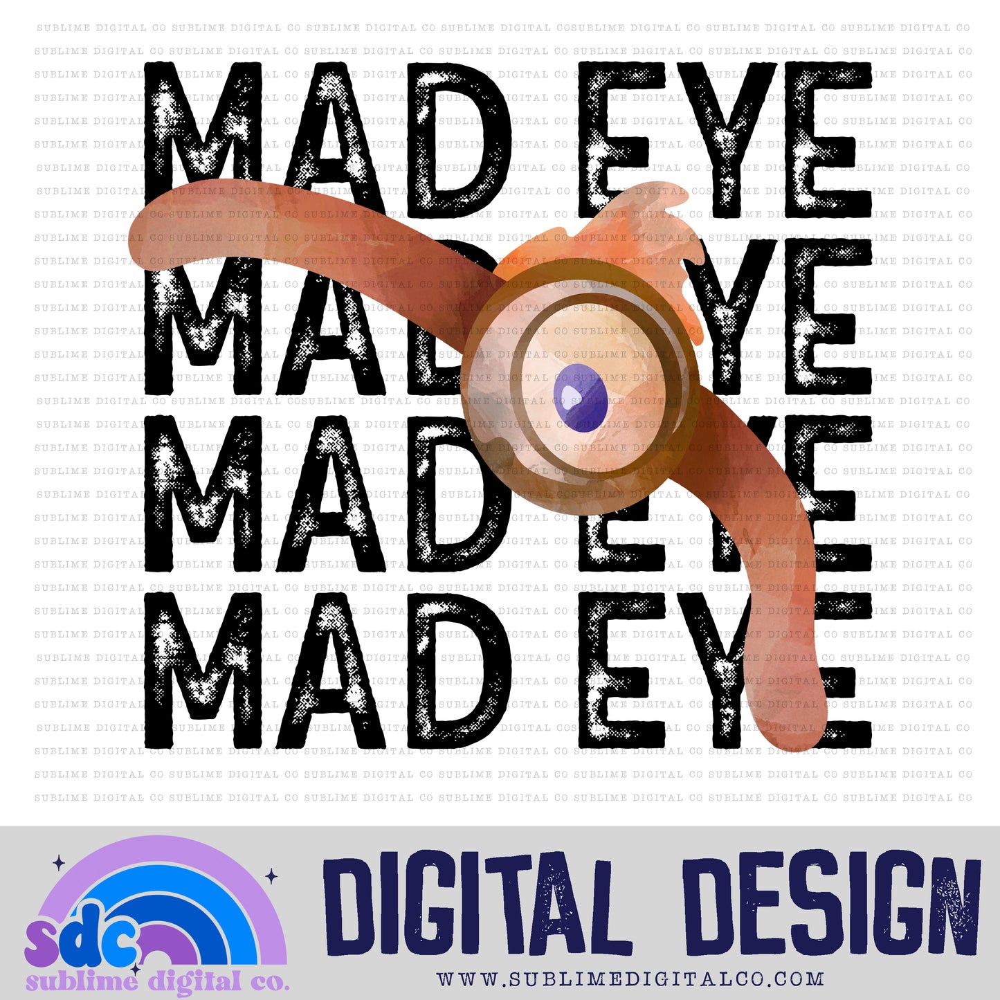 Mad Guy Eye • Wizards • Instant Download • Sublimation Design