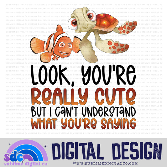 Really Cute • Sea Life • Instant Download • Sublimation Design