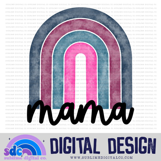 Mama - Berry Rainbow • Colorful Designs • Instant Download • Sublimation Design