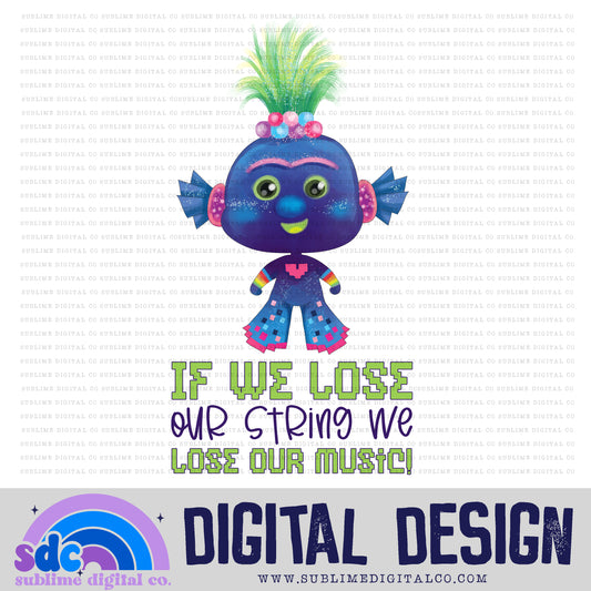 Lose Our Music • Mythical Creatures • Instant Download • Sublimation Design