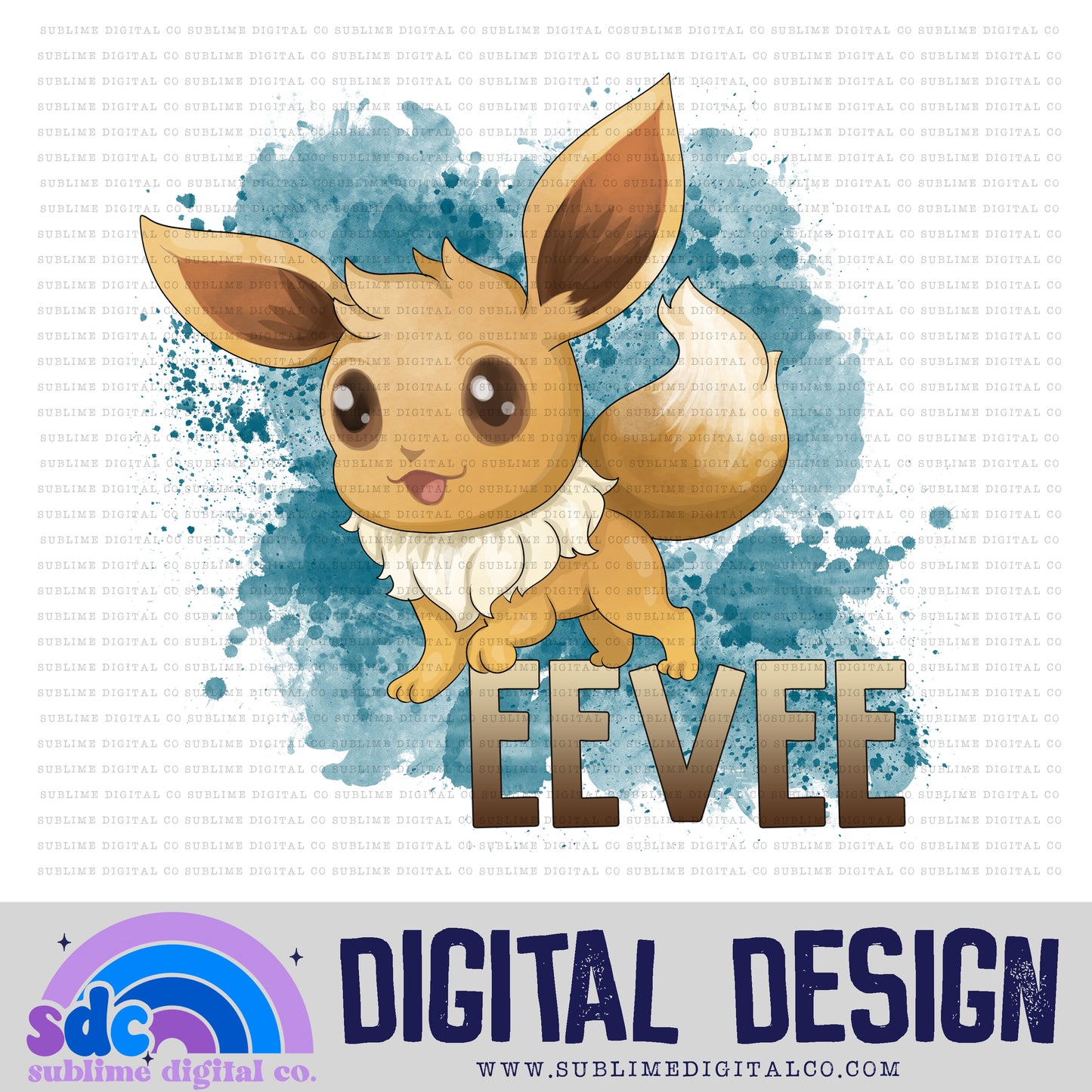 Evolving Fox • Mythical Creatures • Instant Download • Sublimation Design