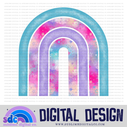 Neon Stars • Rainbow • Elements • Digital Design • Instant Download • Sublimation