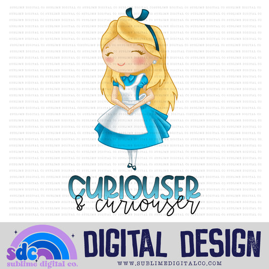 Curious • Instant Download • Sublimation Design