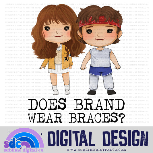 Braces • Adventure Kids • Instant Download • Sublimation Design