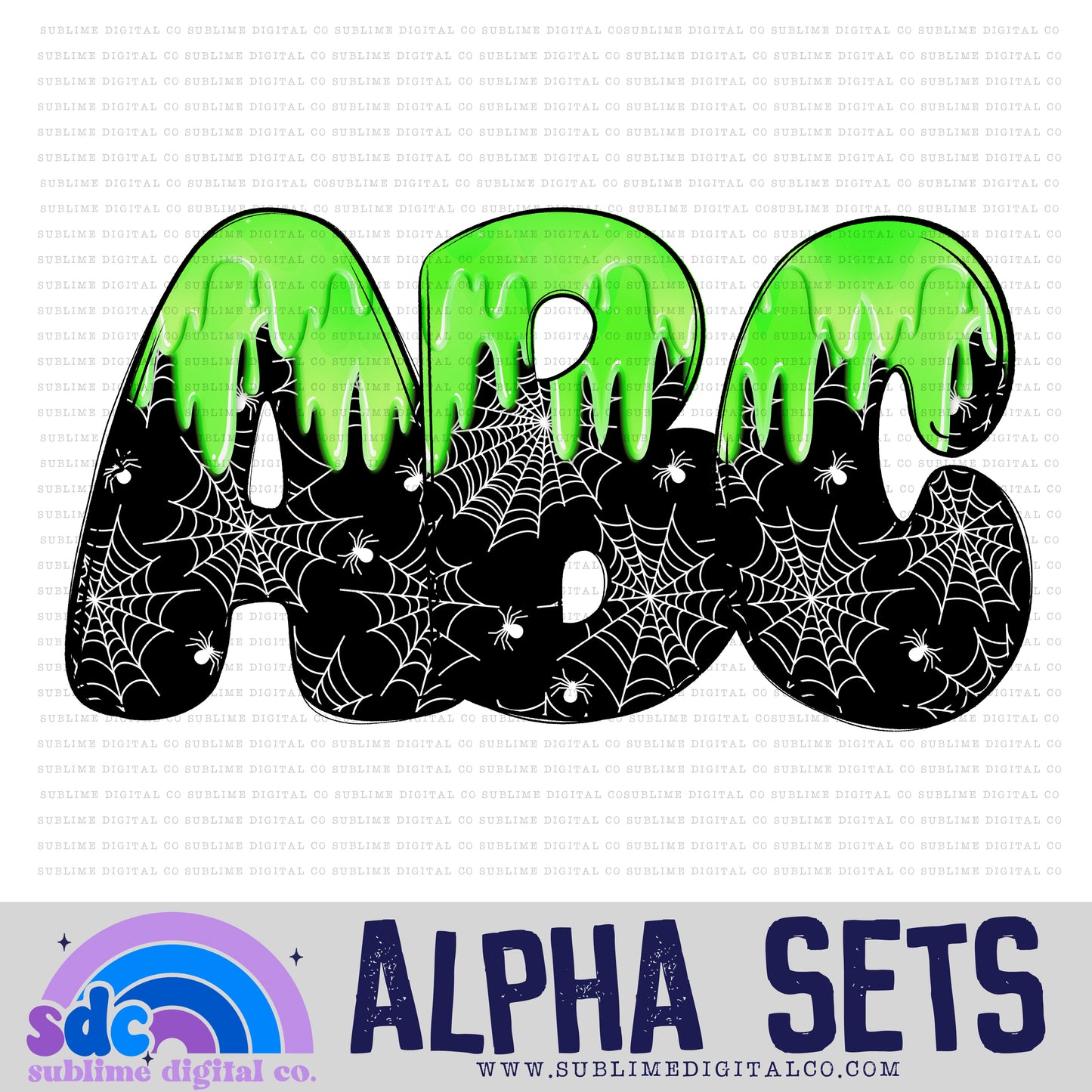 Halloween Paint Drip • Alpha Sets • 26 PNG Files • Digital Download
