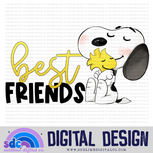 Best Friends 2 • Puppy & Friends • Instant Download • Sublimation Design