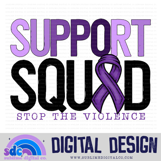 Support Squad • DV Awareness • Awareness • Digital Design • Instant Download • Sublimation