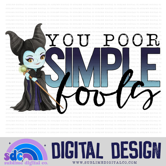 Simple Fools • Sleeping Princess • Princesses • Instant Download • Sublimation Design