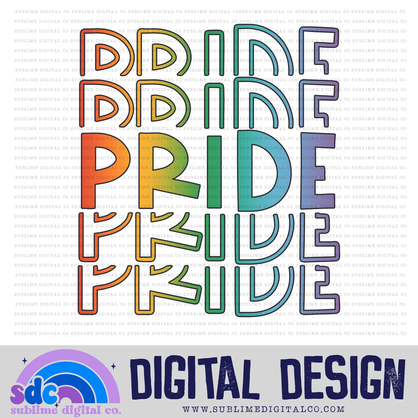 Pride • Pride • Instant Download • Sublimation Design