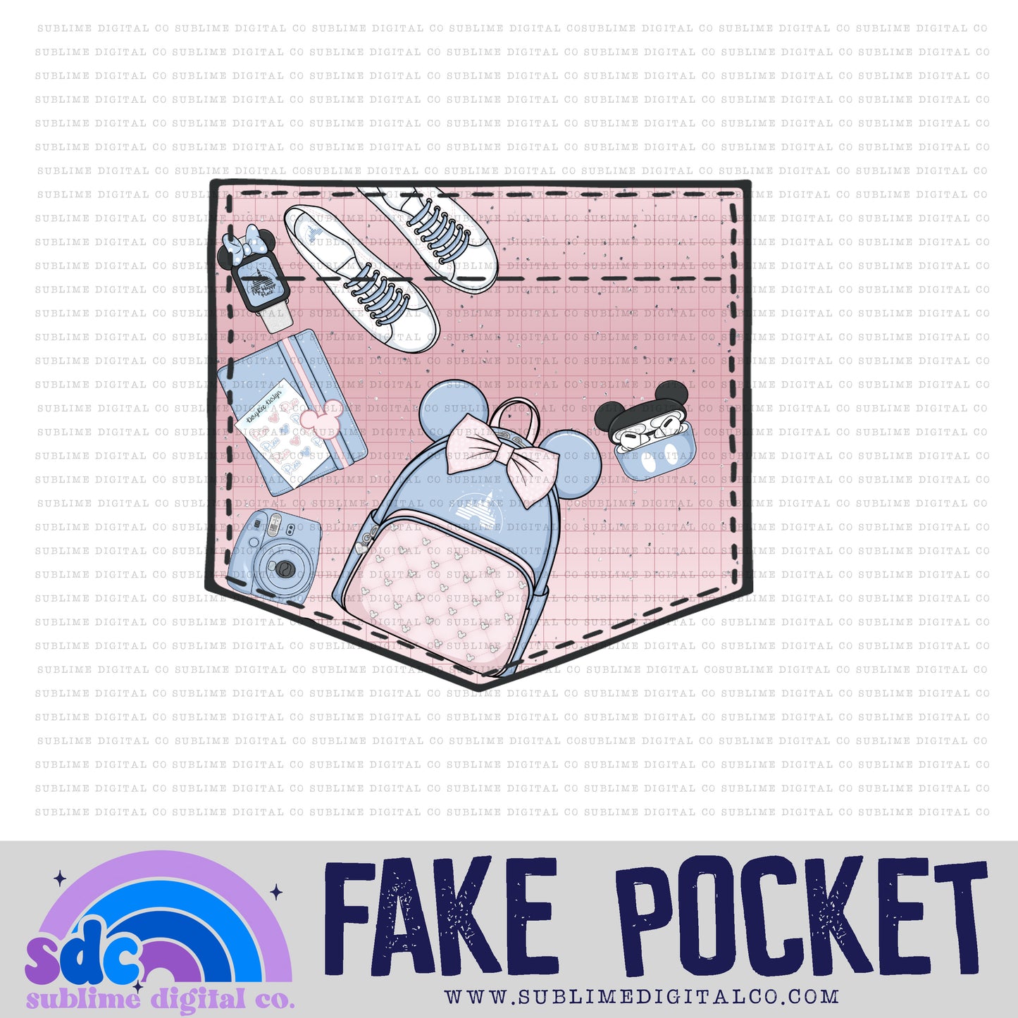 Magical Outfit • Fake Pocket • Instant Download • Sublimation Design