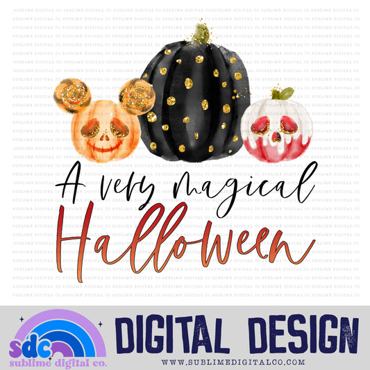 A Very Magical Halloween • Halloween • Instant Download • Sublimation Design