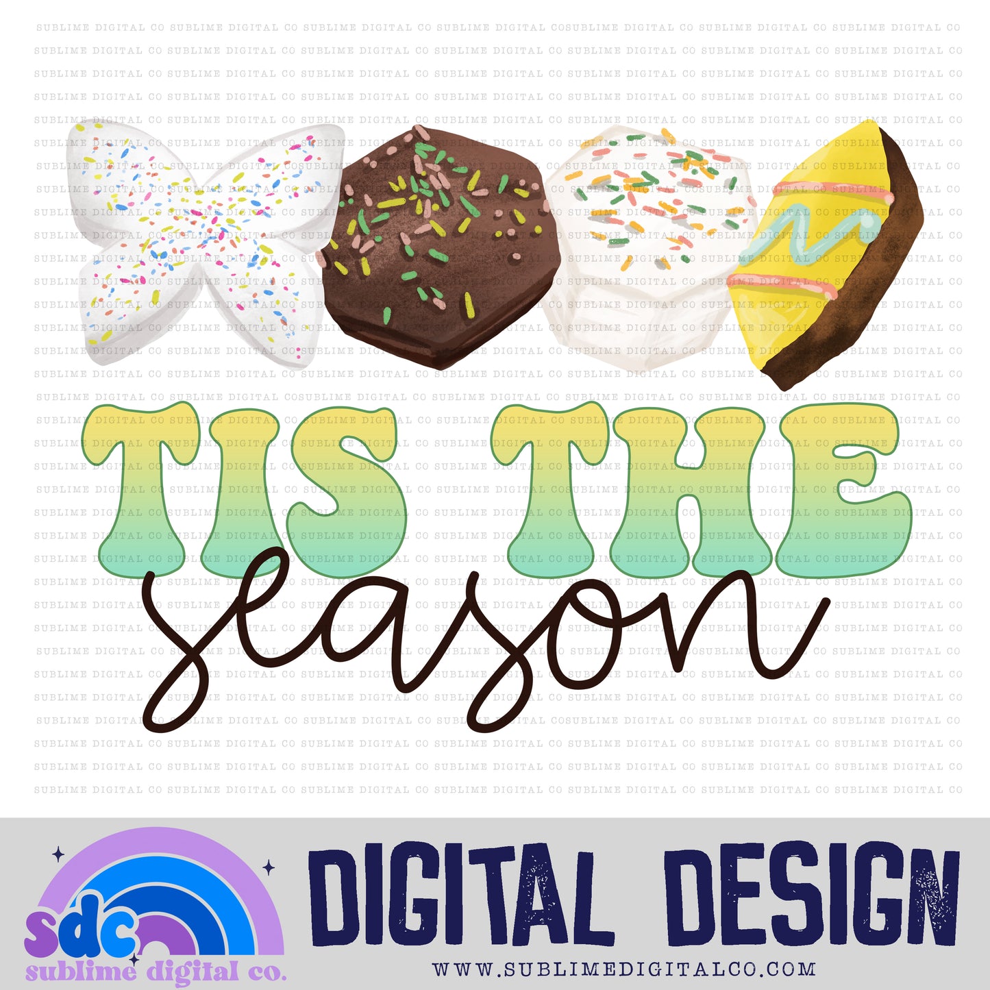 Tis the Season | Spring | Sublimation Design | Instant Download | PNG File