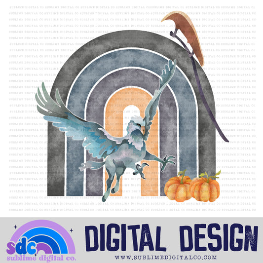 Hippogriff Rainbow • Wizards • Instant Download • Sublimation Design