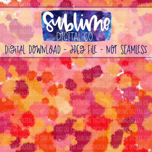Flamingo Splatter • Digital Paper • Instant Download