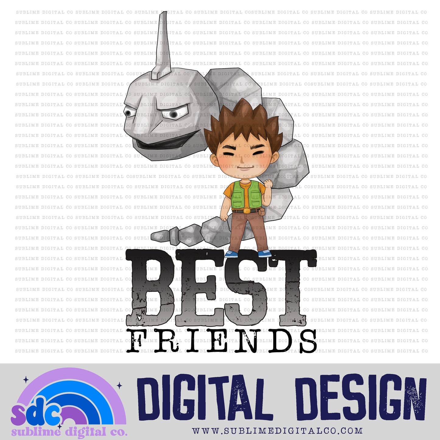 Best Friends 2 • Mythical Creatures • Instant Download • Sublimation Design