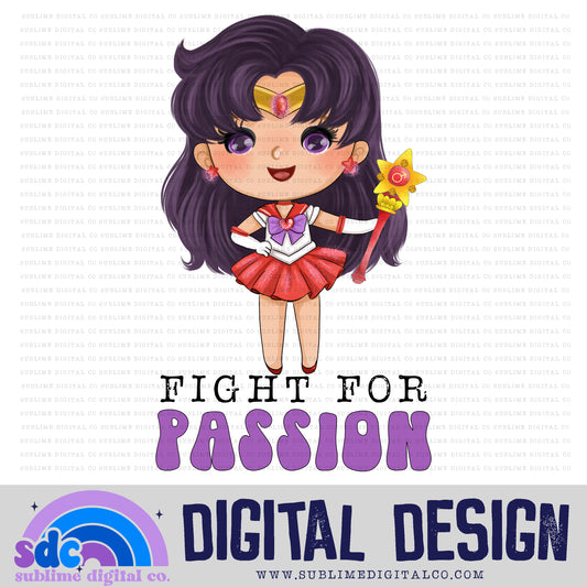 Fight for Passion • Moon Guardians • Instant Download • Sublimation Design