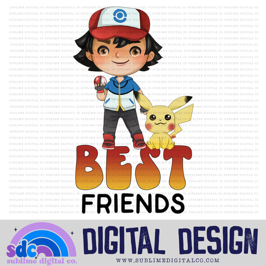 Best Friends 3 • Mythical Creatures • Instant Download • Sublimation Design