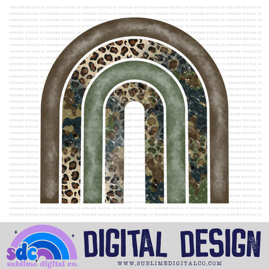 Leopard Camo • Rainbow • Elements • Digital Design • Instant Download • Sublimation