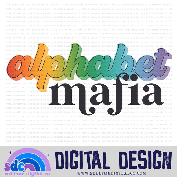 Alphabet Mafia • Pride • Instant Download • Sublimation Design