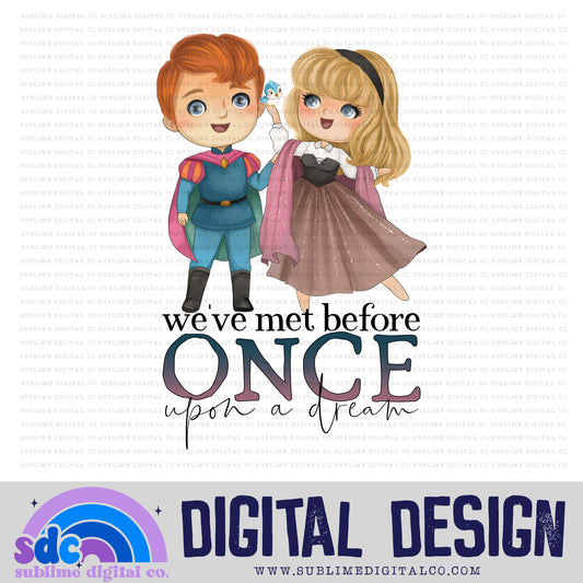 We've Met Before • Sleeping Princess • Princesses • Instant Download • Sublimation Design