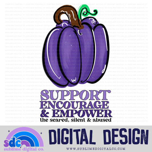 Support, Encourage & Empower • DV Awareness • Awareness • Digital Design • Instant Download • Sublimation