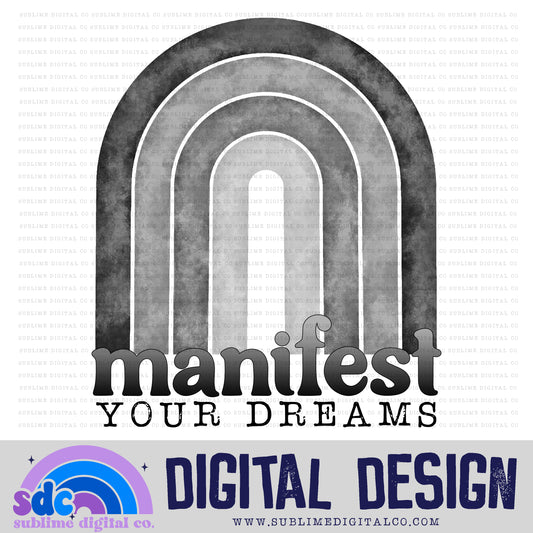 Manifest Your Dreams 2 • Witchy • Instant Download • Sublimation Design