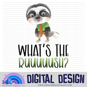 Ruuuush • Zoo • Instant Download • Sublimation Design
