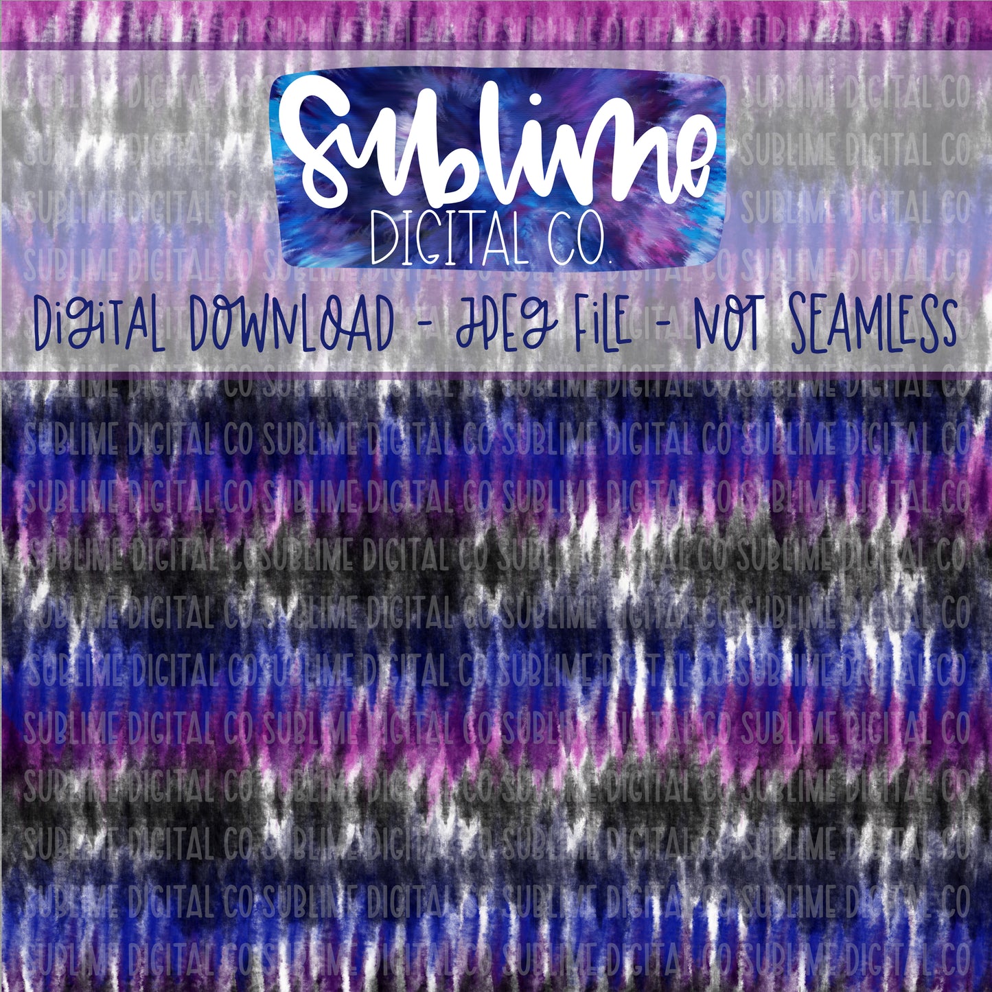 Blue Purple Tie Dye • Digital Paper • Instant Download