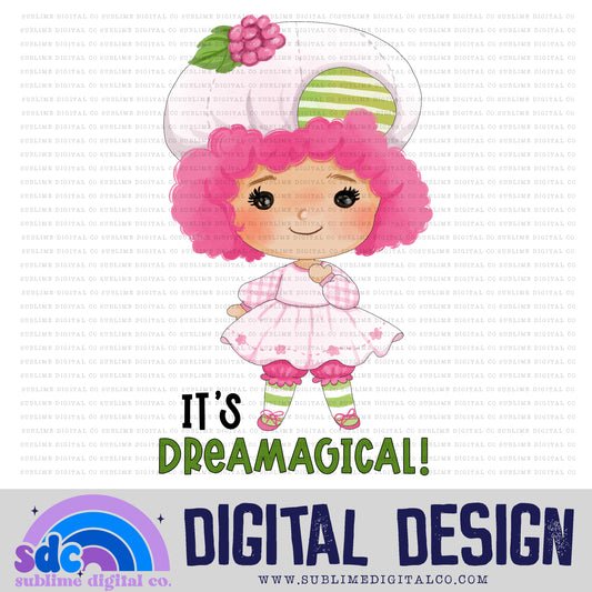 Dreamagical • Strawberry Girl • Instant Download • Sublimation Design