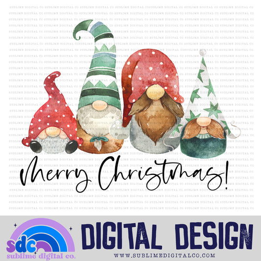 Christmas Gnomes • Christmas • Instant Download • Sublimation Design