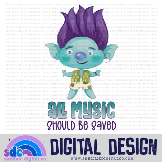 Music • Mythical Creatures • Instant Download • Sublimation Design