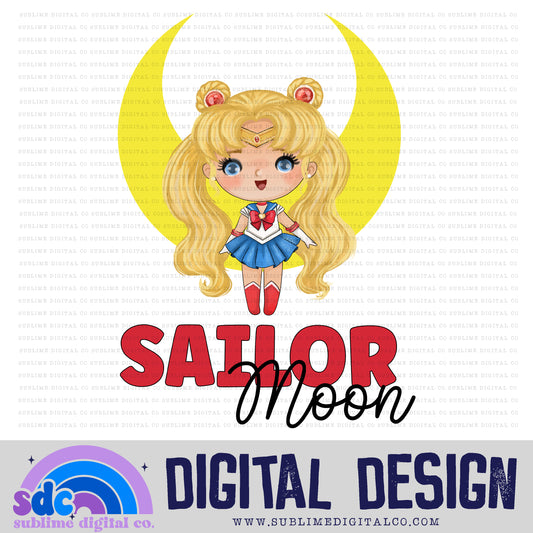 Moon Girl • Moon Guardians • Instant Download • Sublimation Design