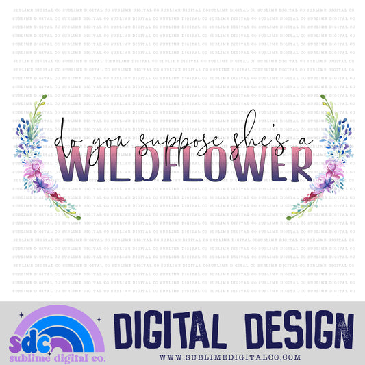 Wildflower • Instant Download • Sublimation Design