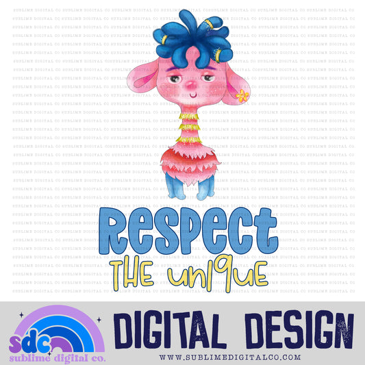 Respect the Unique • Mythical Creatures • Instant Download • Sublimation Design