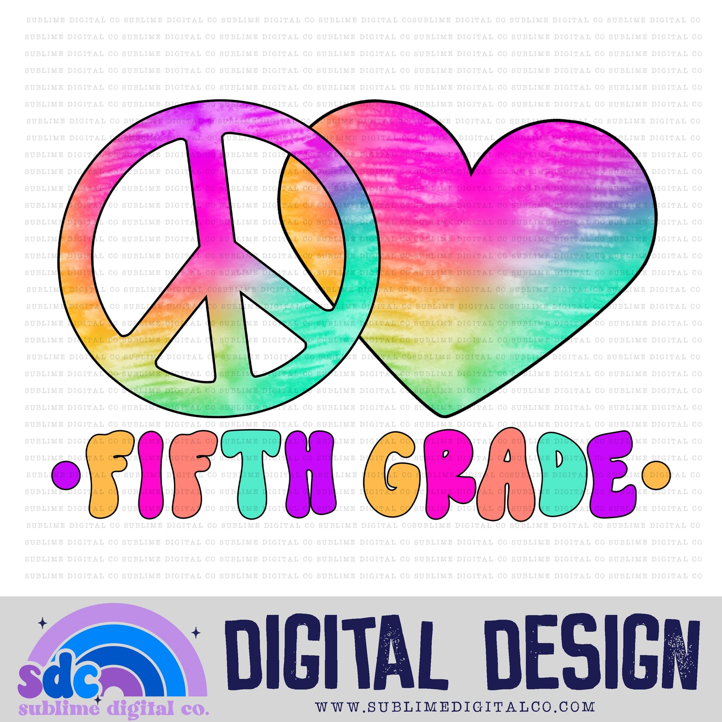 Tie Dye School Design Drive • School • Instant Download • Sublimation Design