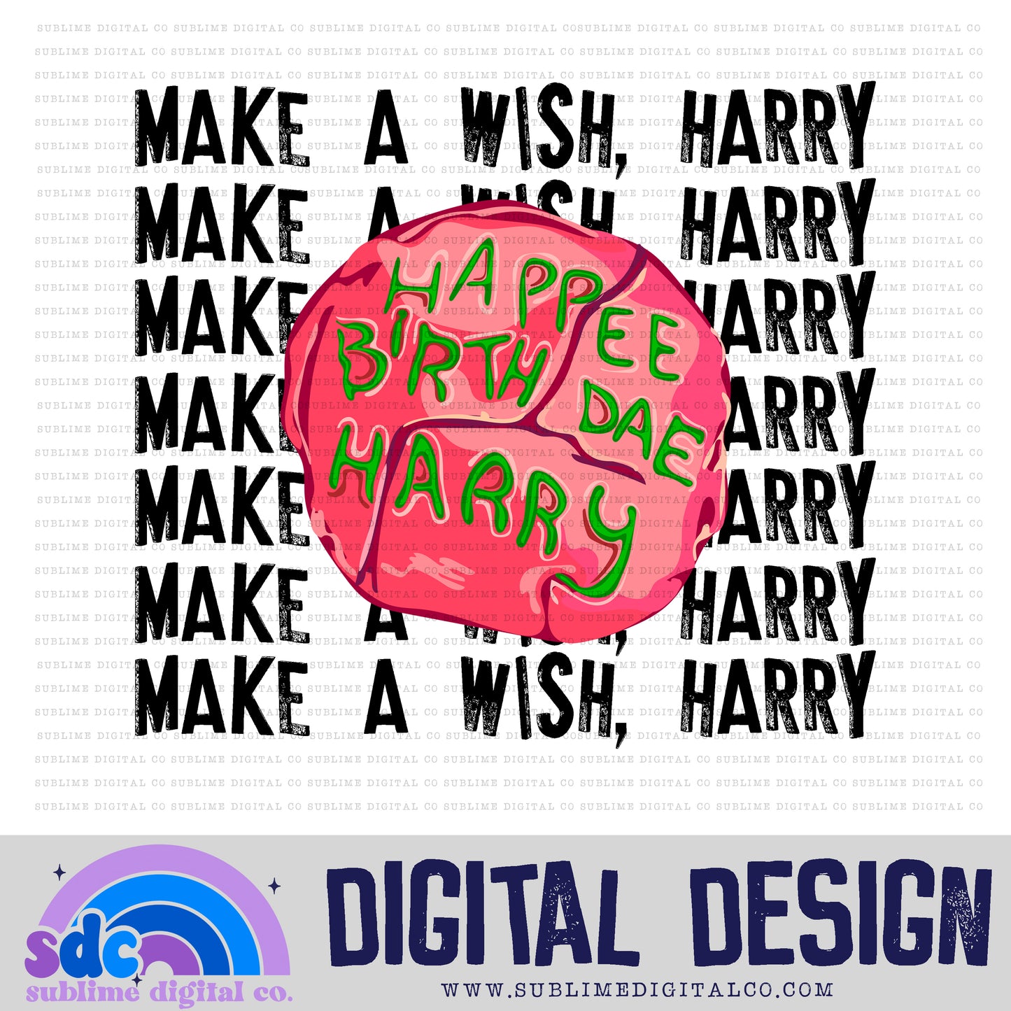 Make A Wish • Wizards • Instant Download • Sublimation Design