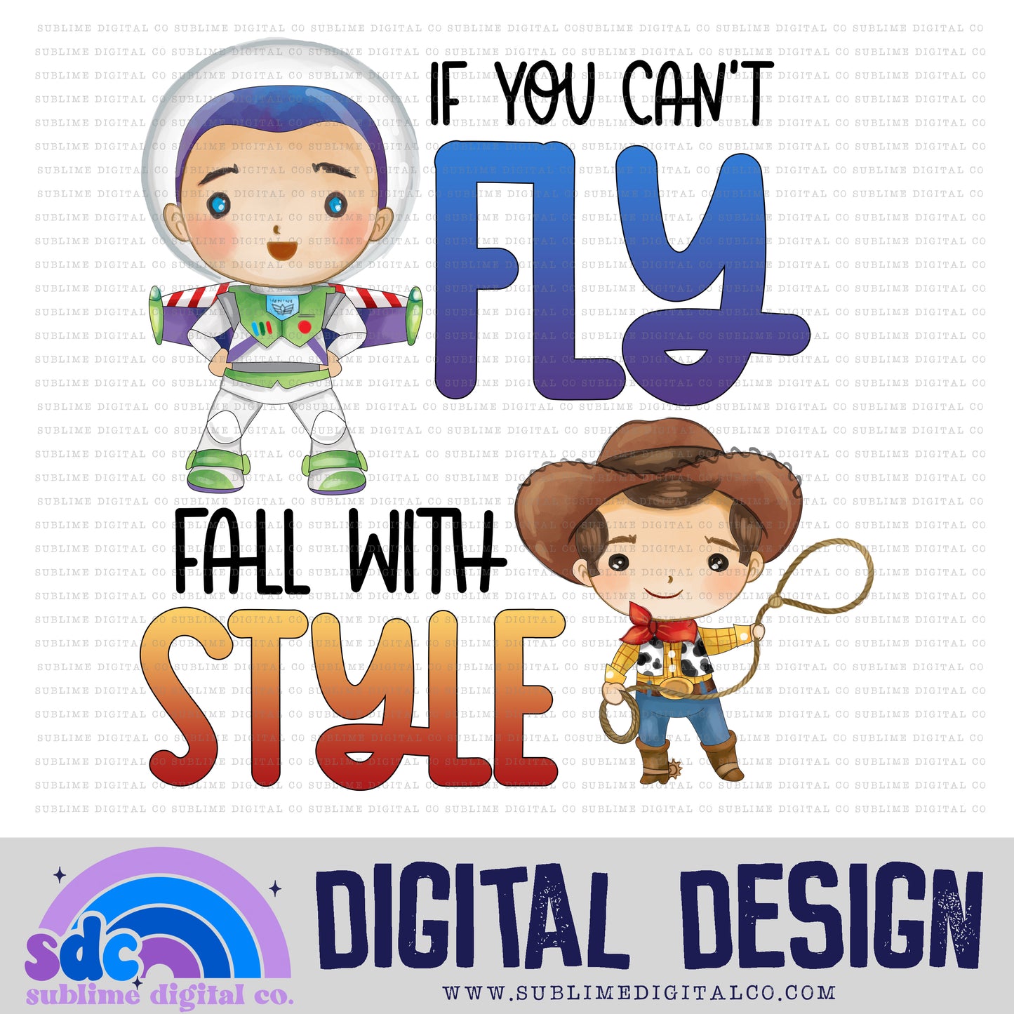 Fall with Style • Toys • Instant Download • Sublimation Design