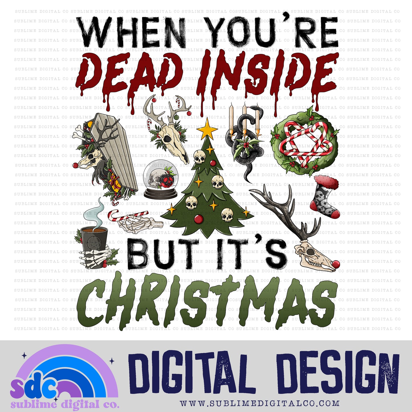 But It's Christmas| Spooky Christmas | Sublimation Design | Instant Download | PNG File