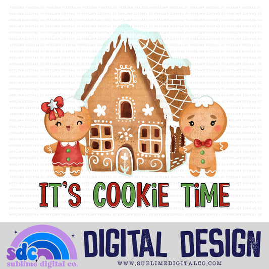 It's Cookie Time • Christmas • Instant Download • Sublimation Design
