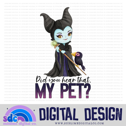 My Pet • Sleeping Princess • Princesses • Instant Download • Sublimation Design