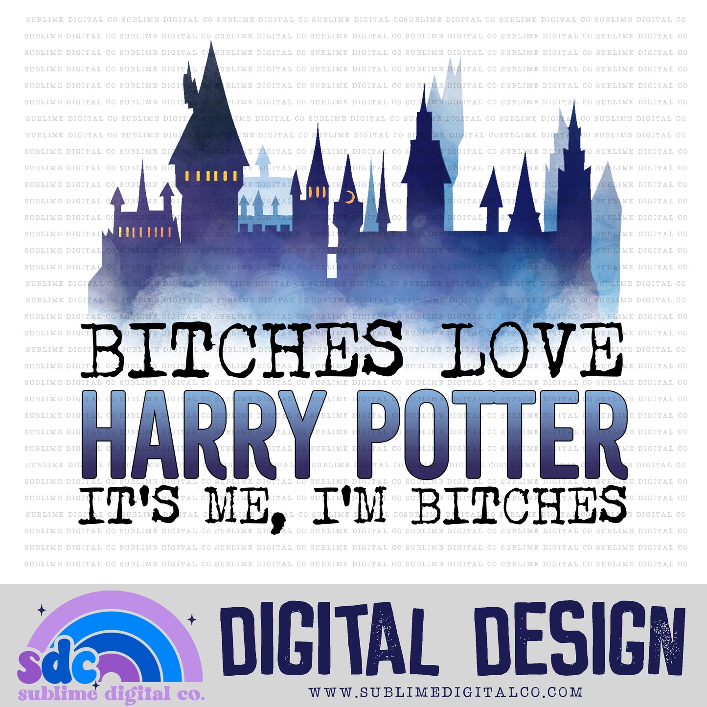 Bitches Love • Wizard • Instant Download • Sublimation Design