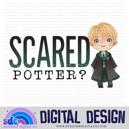 Scared? • Wizard • Instant Download • Sublimation Design