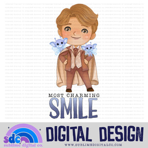 Most Charming Smile • Wizard • Instant Download • Sublimation Design
