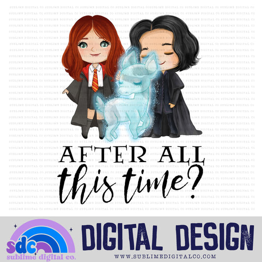 Lily & Severus • Wizard • Instant Download • Sublimation Design