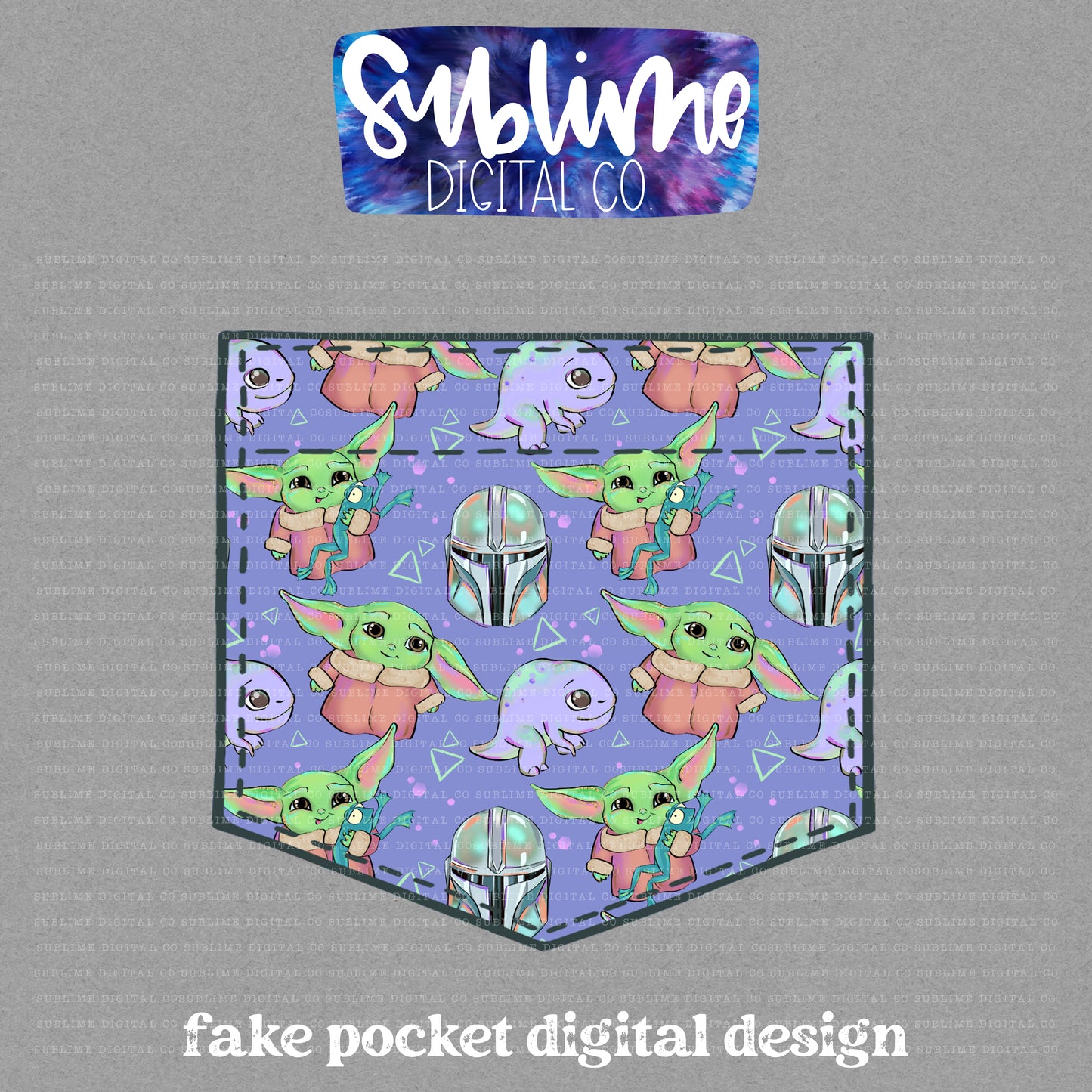 Child • Fake Pocket • Instant Download • Sublimation Design