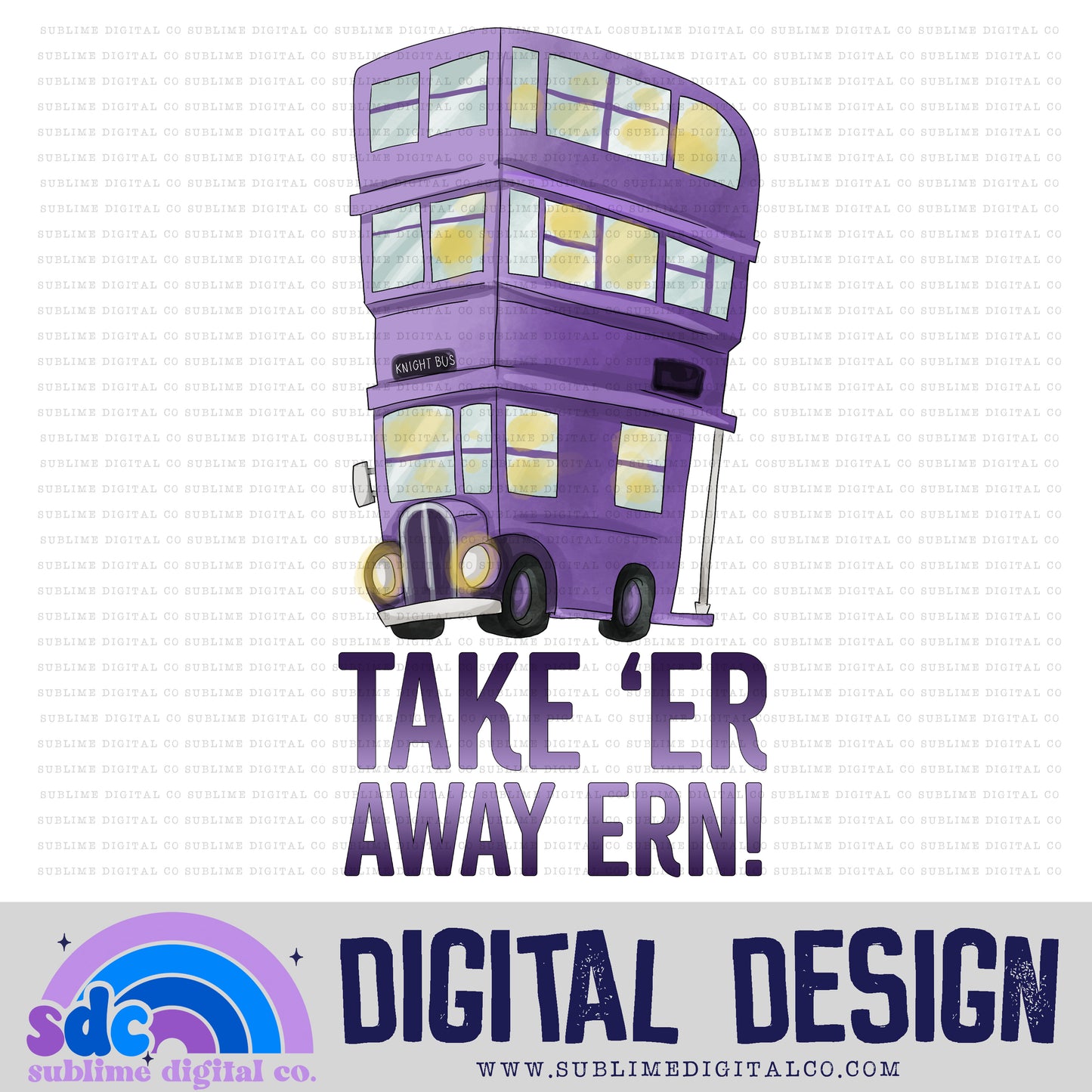 Take 'Er Away • Wizard • Instant Download • Sublimation Design
