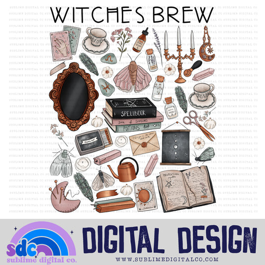 Witches Brew • Witchy • Instant Download • Sublimation Design