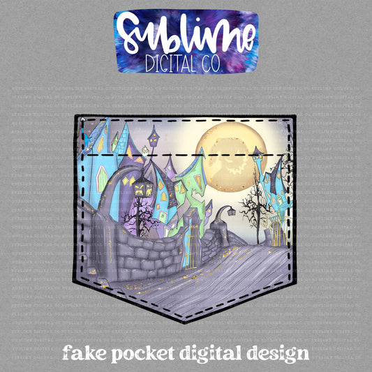 NBC • Fake Pocket • Instant Download • Sublimation Design