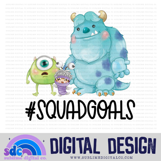 Monster Friends • Monsters • Instant Download • Sublimation Design