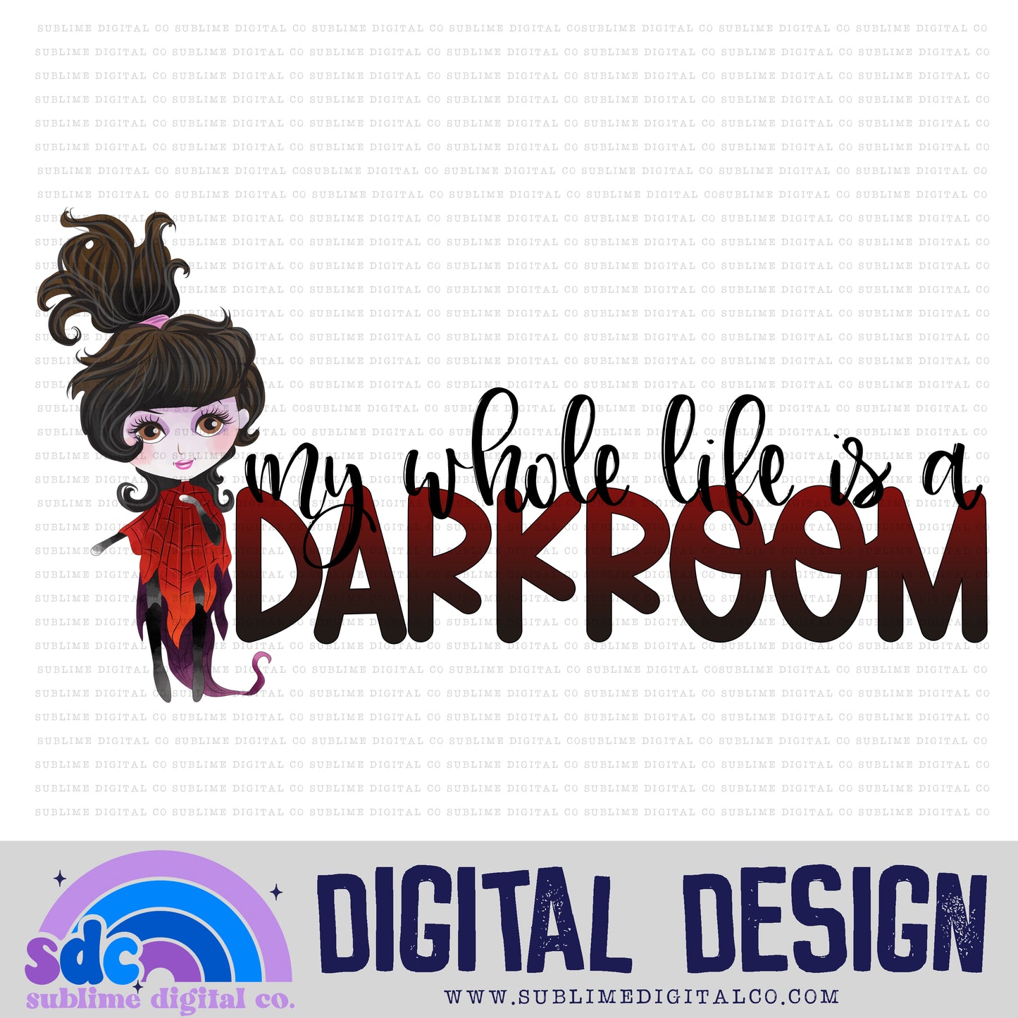 Darkroom • Beetle Guy • Instant Download • Sublimation Design